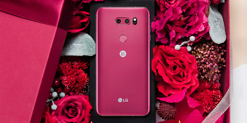 LG V30 Raspberry Rose todo un éxito en Corea