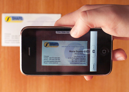 App para tarjetas de presentación