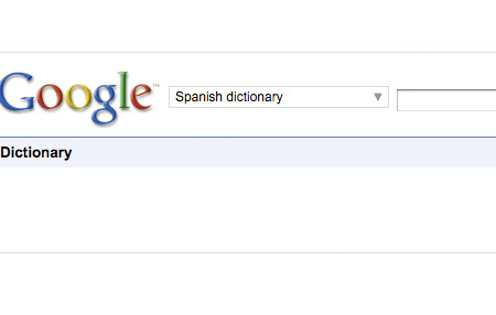 Google Diccionario