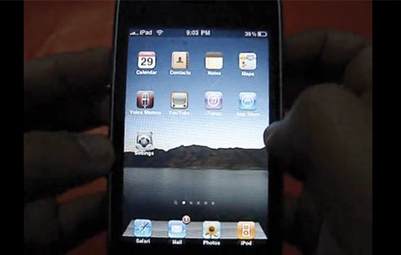 iPhone con interfaz iPad