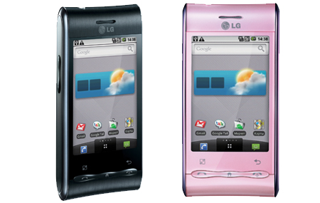 LG GT540 un teléfono inteligente con Android