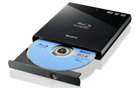Quemador de Blu-ray portátil de Sony