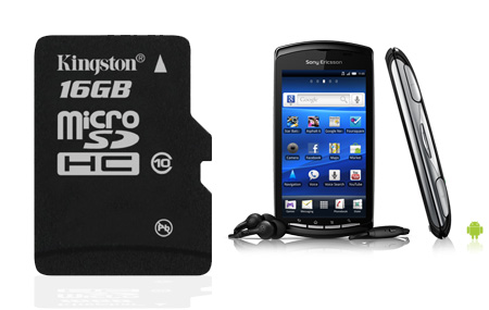 Tarjetas Kingston microSDHC de 16GB Clase 10