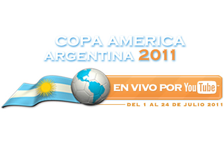 YouTube transmitirá la Copa América 2011