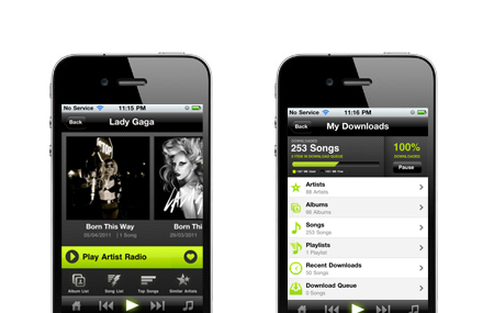 Música para iPhone sólo en Kazaa