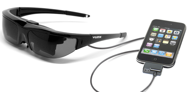 Vuzix Wrap 920 videos 2D o 3D en iPhone