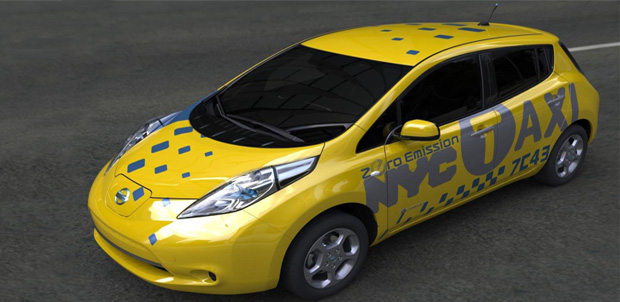 Nissan Leaf nuevo taxi eléctrico