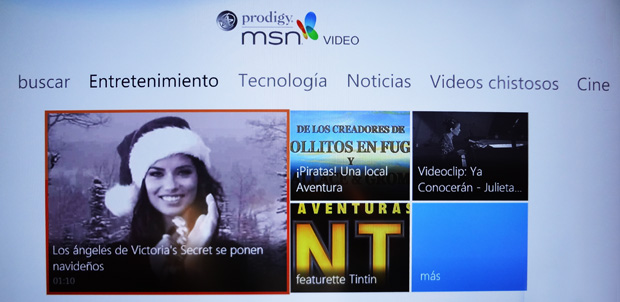 Prodigy MSN Video llega a Xbox 360