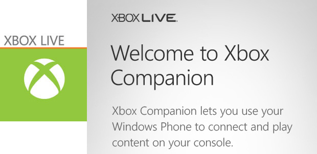 Xbox Companion de Windows Phone