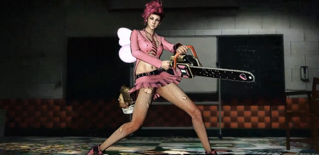 Lollipop Chainsaw con Little Jimmy Urine