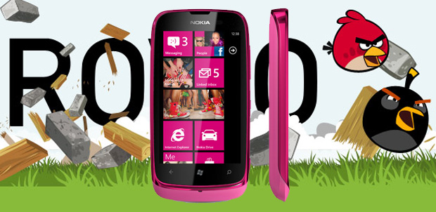 Nokia Lumia 610 sin Angry Birds