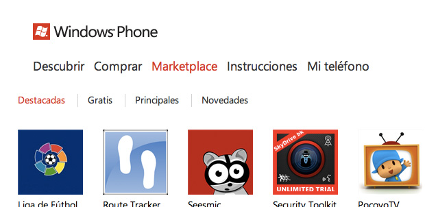 100,000 aplicaciones para Windows Phone