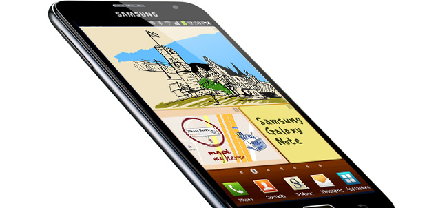 Galaxy Note II con pantalla OLED flexible