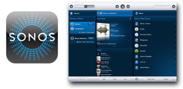 Sonos Controller actualiza para iPad