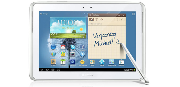 Samsung presenta Galaxy Note 10.1