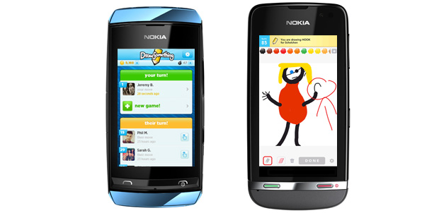 Draw Something en Nokia Asha Touch