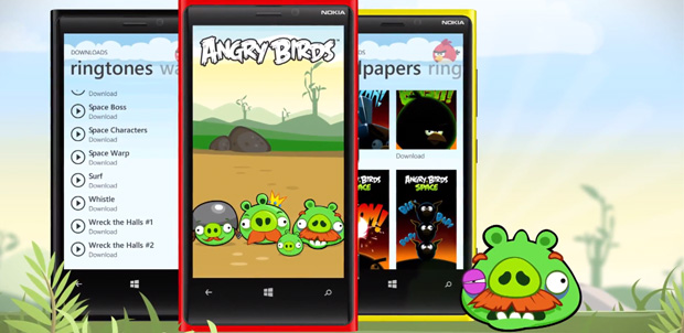 Angry Birds Roost solo para Nokia Lumia