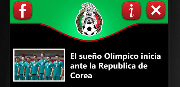 La app de la Selección Mexicana de Futbol