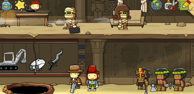 Mario y Link en Scribblenauts Unlimited