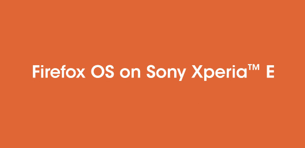 Sony lanza una ROM de Firefox OS