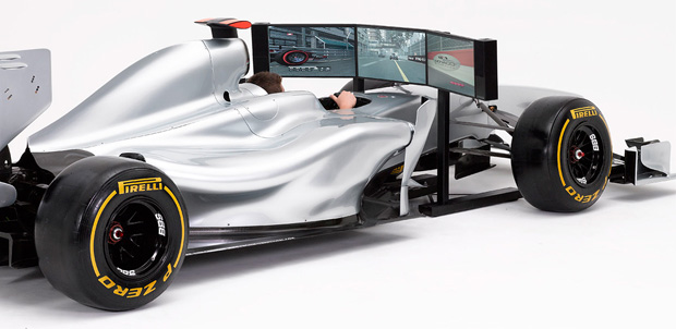 Simulador de Formula 1 en tamaño real