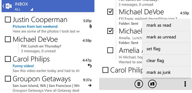 Outlook para Android con nuevo diseño