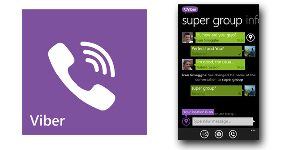 Viber lanza aplicación en Windows Phone