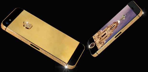 iPhone 5 se baña en oro de 24 quilates