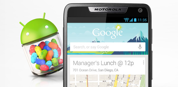 Motorola RAZR y MAXX con Jelly Bean