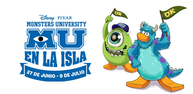 Monsters University llega a Club Penguin