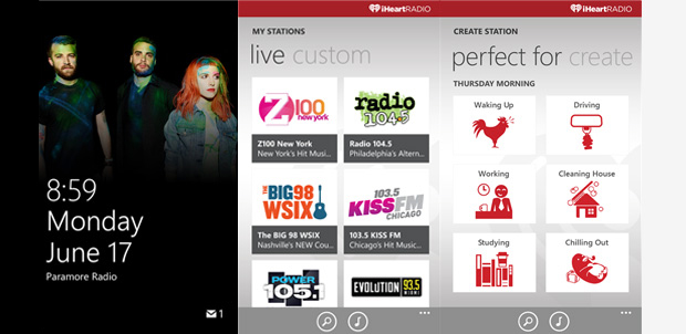 iHeartRadio listo para Windows Phone 8