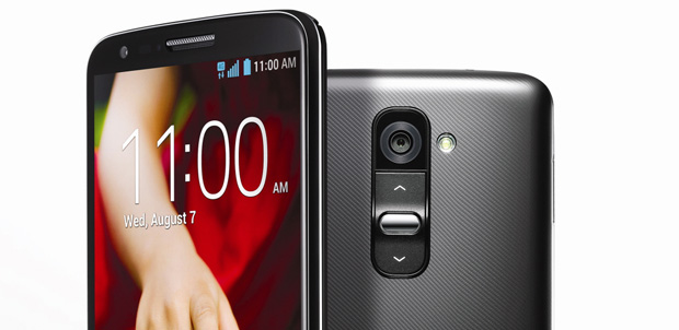 LG G2 el primer phablet con teclas traseras