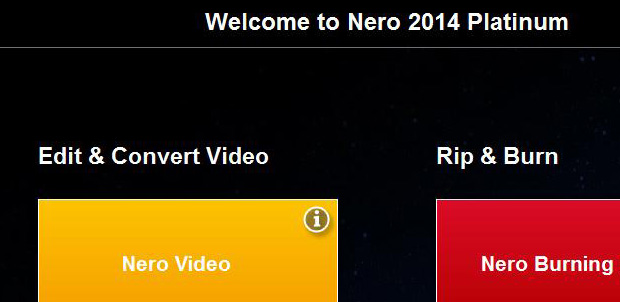 Nero 2014 facilita la conversión de video