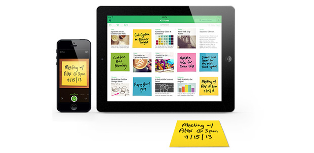 Post-its dentro de Evernote en tu iOS