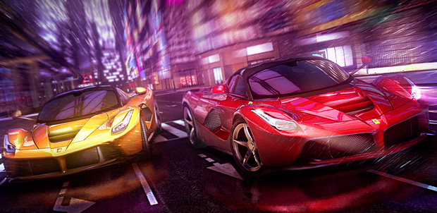 Ferrari da velocidad a Asphalt 8 Airborne