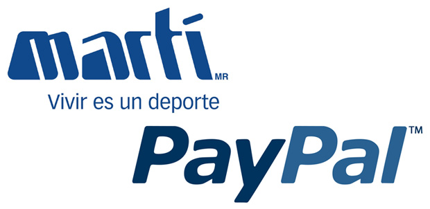 Compra tus productos de Martí con PayPal