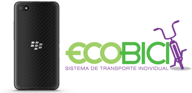 La aplicación de EcoBici en BlackBerry 10