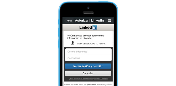 Enlaza tus cuentas de LinkedIn a WeChat