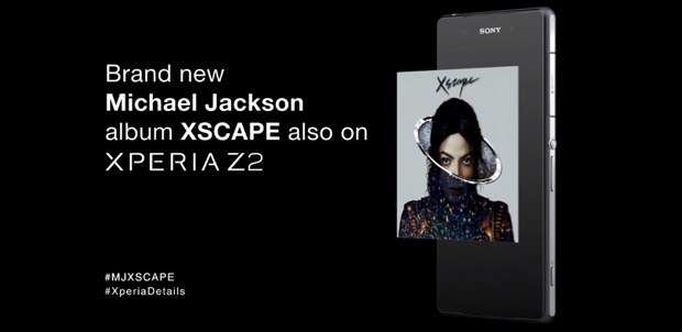 XSCAPE de Michael Jackson en Xperia Z2