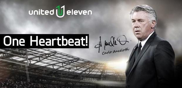 Carlo Ancelotti la nueva cara de United Eleven