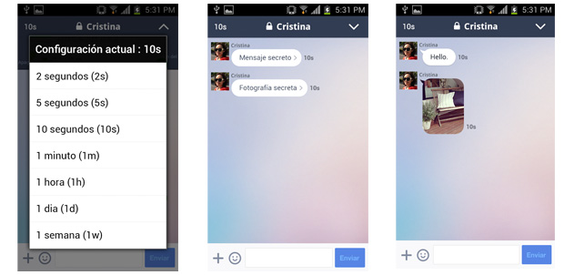 LINE presenta nuevo chat secreto en Android