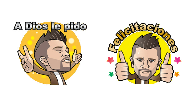 Stickers de Juanes disponibles para LINE