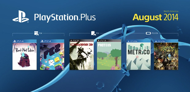 El contenido de PlayStation Plus en agosto