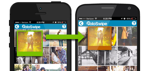FotoSwipe transfiere fotos muy fácil y rápido