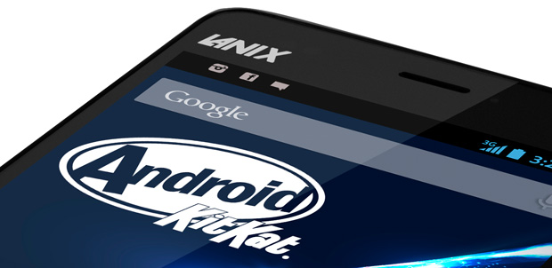Cuatro smartphones Lanix con Android KitKat