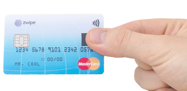 Zwipe MasterCard para pagos sin contacto