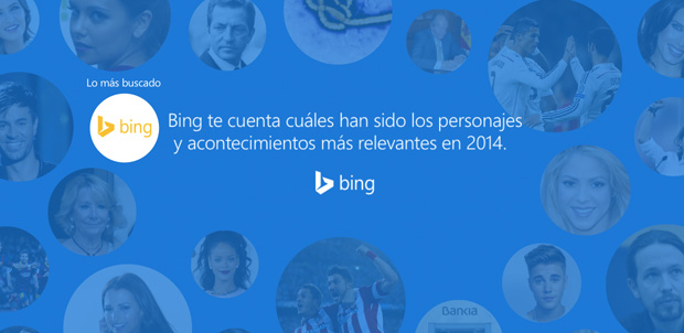 Mira lo más buscado en Bing durante 2014