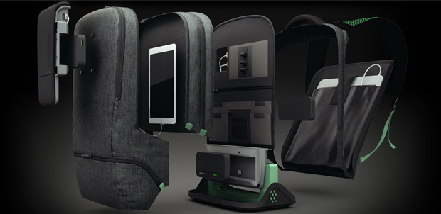 AMPL SmartBackpack lleva y carga tus gadgets