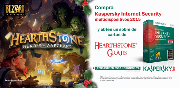 Kaspersky te regala cartas para Hearthstone