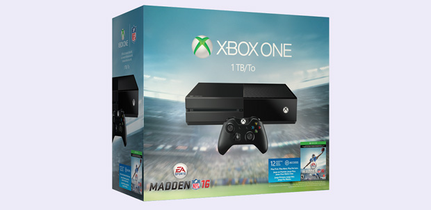 Xbox One edición Madden NFL 16 con 1TB de espacio